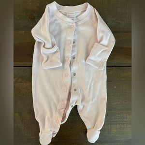 Hanna Andersson 0-3MO footed onesie